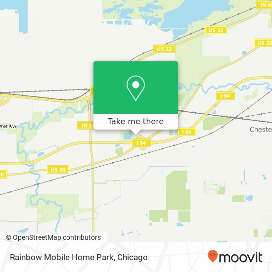 Mapa de Rainbow Mobile Home Park