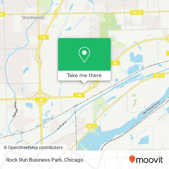 Mapa de Rock Run Business Park