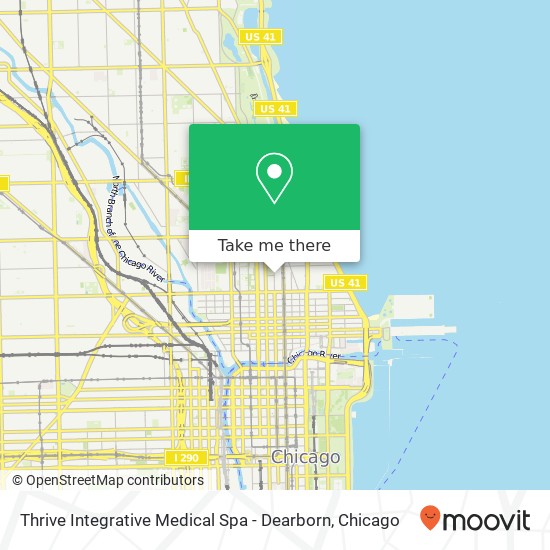Mapa de Thrive Integrative Medical Spa - Dearborn