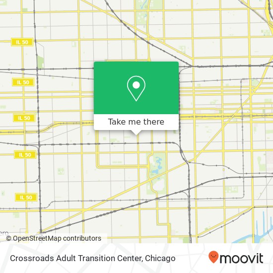 Crossroads Adult Transition Center map