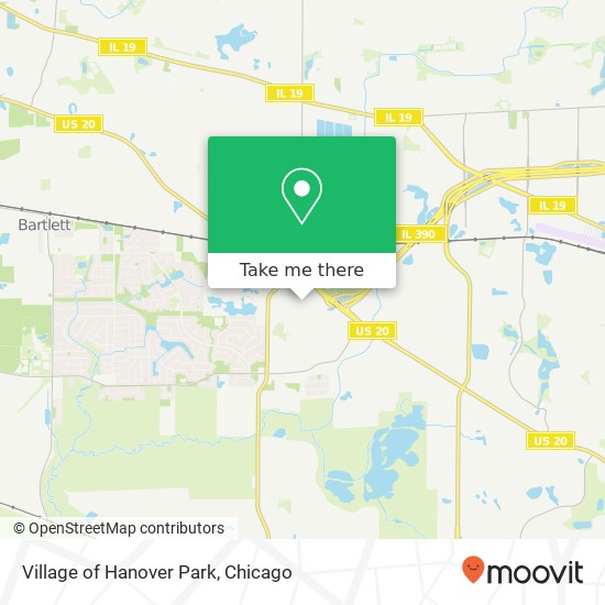 Village of Hanover Park map