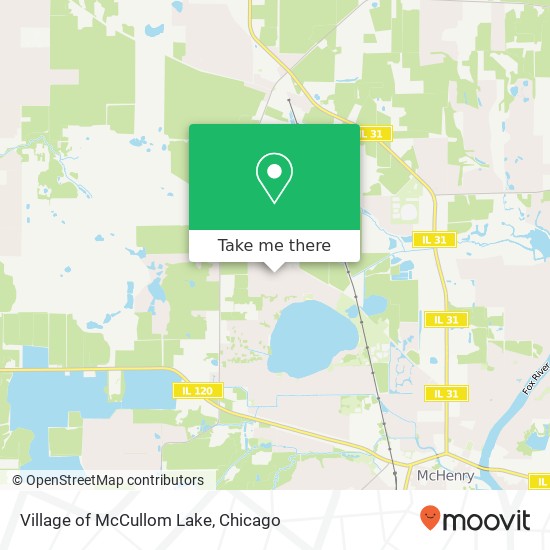 Mapa de Village of McCullom Lake