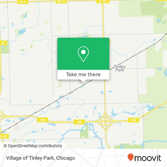 Village of Tinley Park map