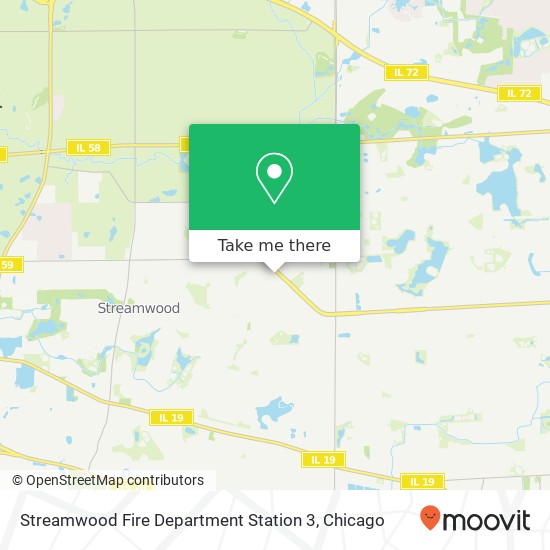Mapa de Streamwood Fire Department Station 3