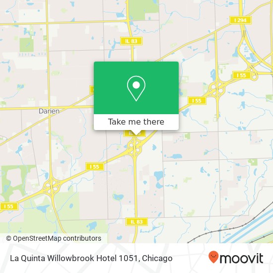 Mapa de La Quinta Willowbrook Hotel 1051