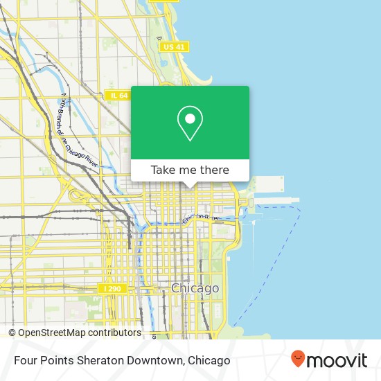 Four Points Sheraton Downtown map