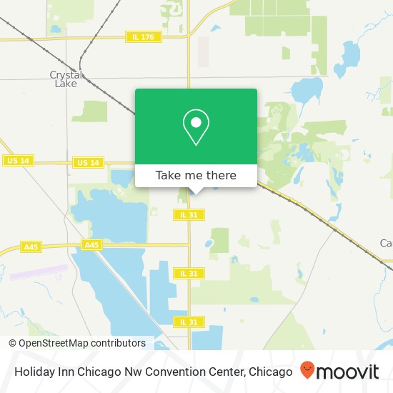 Mapa de Holiday Inn Chicago Nw Convention Center