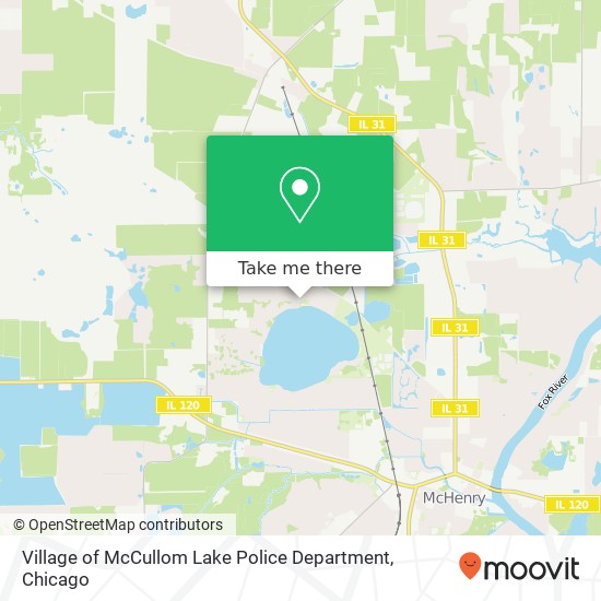 Village of McCullom Lake Police Department map