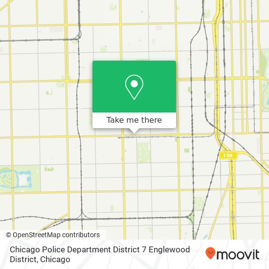 Chicago Police Department District 7 Englewood District map