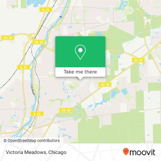 Mapa de Victoria Meadows
