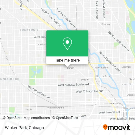 Wicker Park map