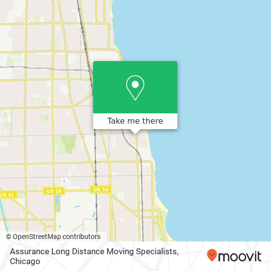 Assurance Long Distance Moving Specialists map