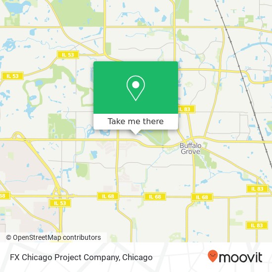 FX Chicago Project Company map