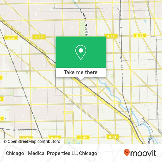 Chicago I Medical Properties LL map