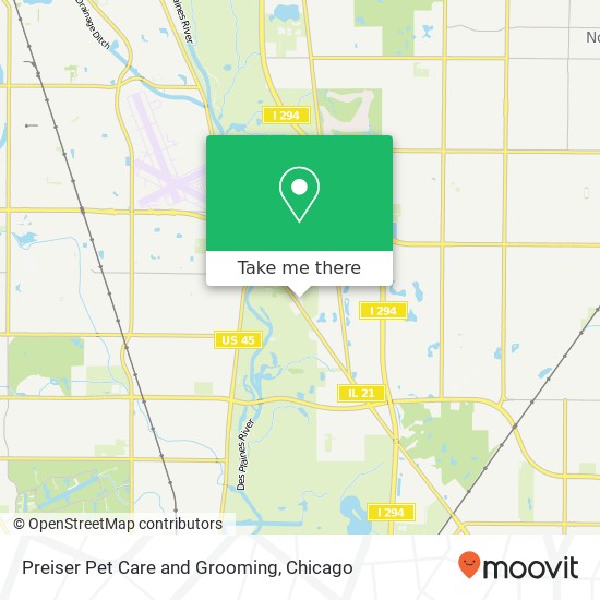 Preiser Pet Care and Grooming map