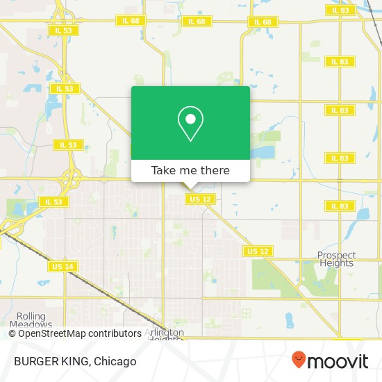 BURGER KING map