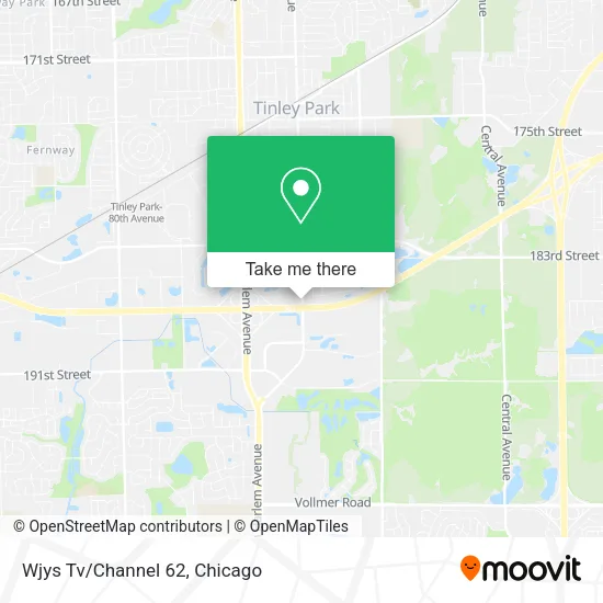 Wjys Tv/Channel 62 map