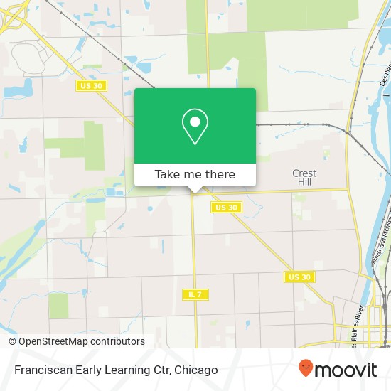 Franciscan Early Learning Ctr map