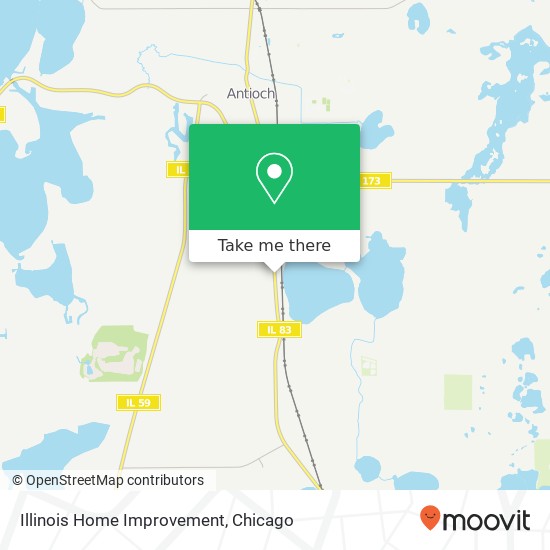 Illinois Home Improvement map