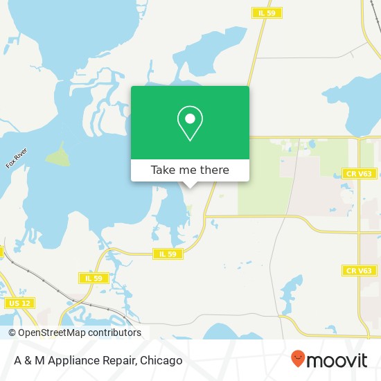 Mapa de A & M Appliance Repair