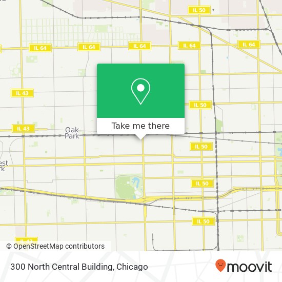 300 North Central Building map