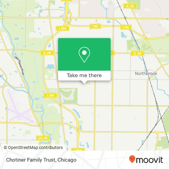 Chotiner Family Trust map