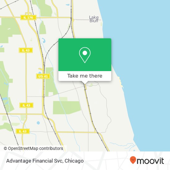 Advantage Financial Svc map