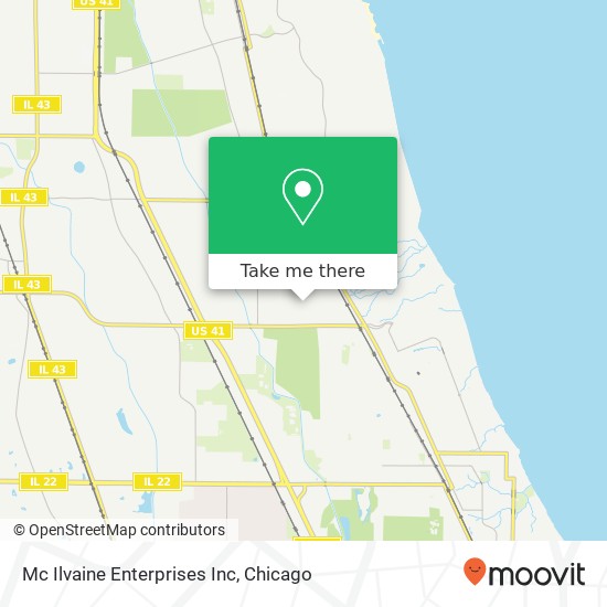 Mc Ilvaine Enterprises Inc map