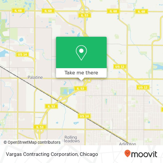 Mapa de Vargas Contracting Corporation