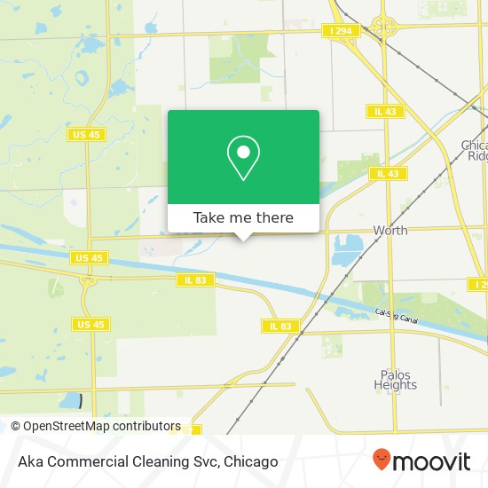 Aka Commercial Cleaning Svc map