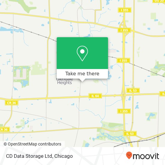 CD Data Storage Ltd map