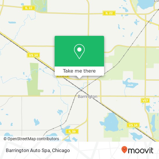 Barrington Auto Spa map