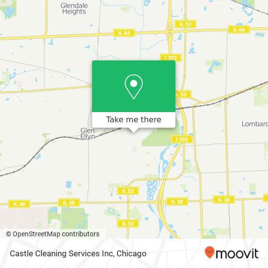 Castle Cleaning Services Inc map