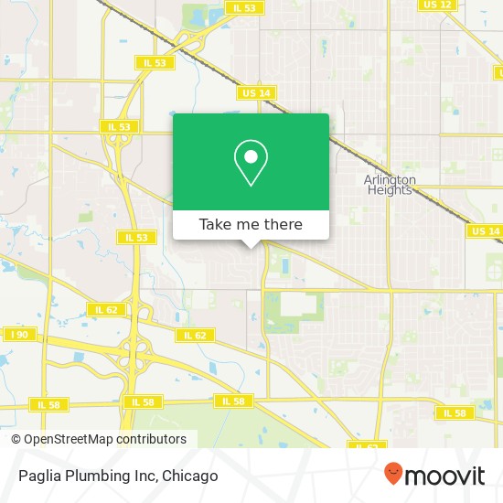 Paglia Plumbing Inc map