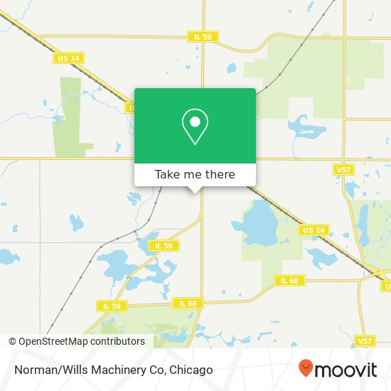 Mapa de Norman/Wills Machinery Co