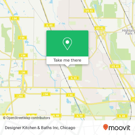 Designer Kitchen & Baths Inc map