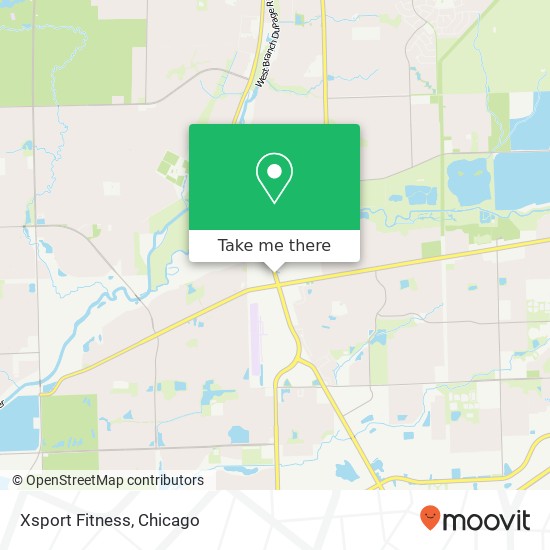 Xsport Fitness map