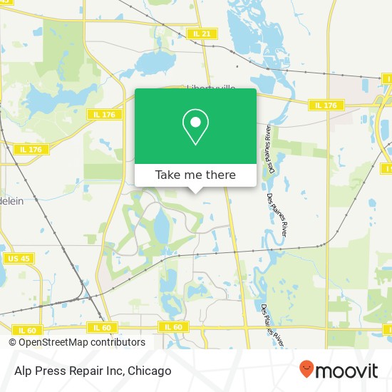 Alp Press Repair Inc map