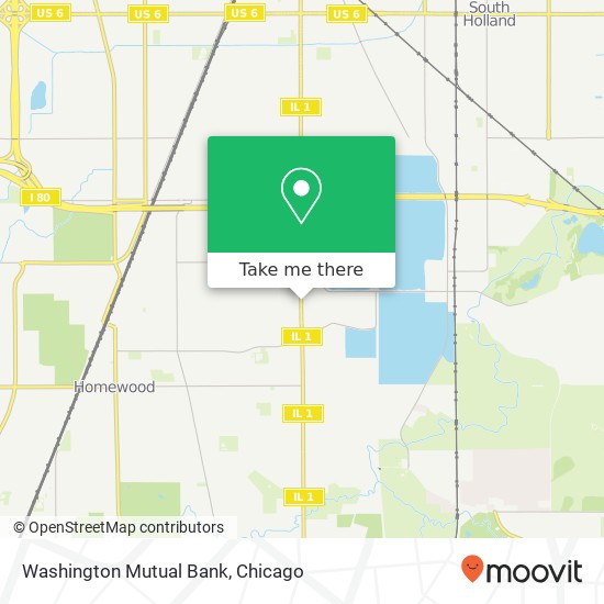 Washington Mutual Bank map