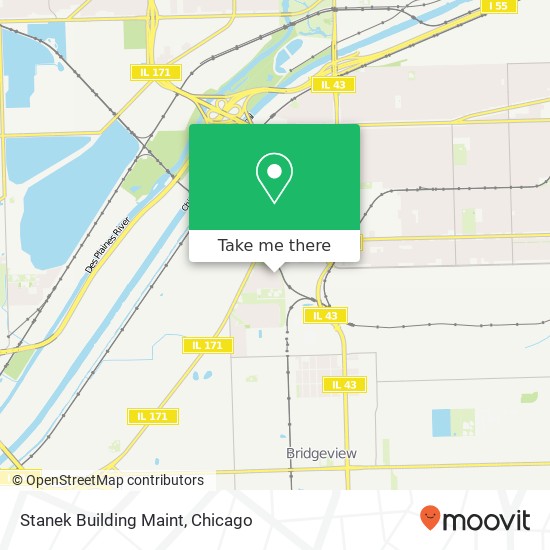 Stanek Building Maint map