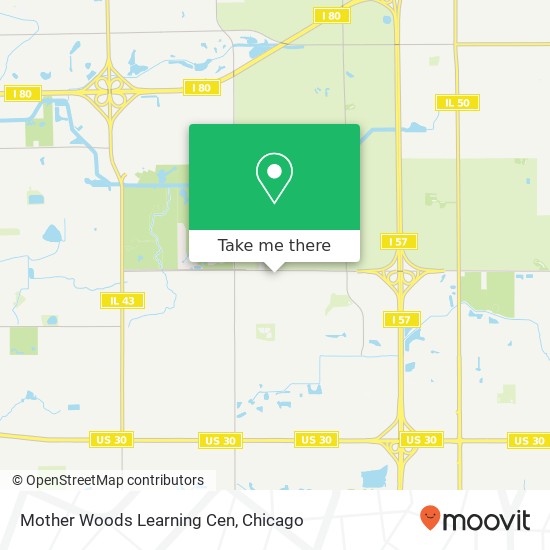 Mother Woods Learning Cen map