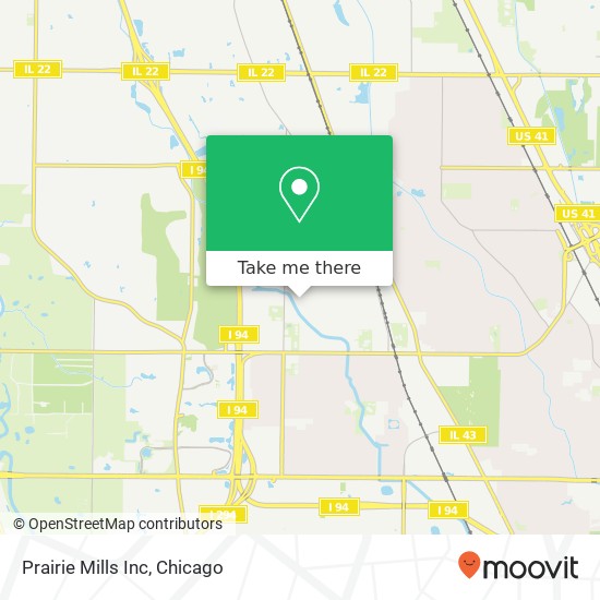 Mapa de Prairie Mills Inc