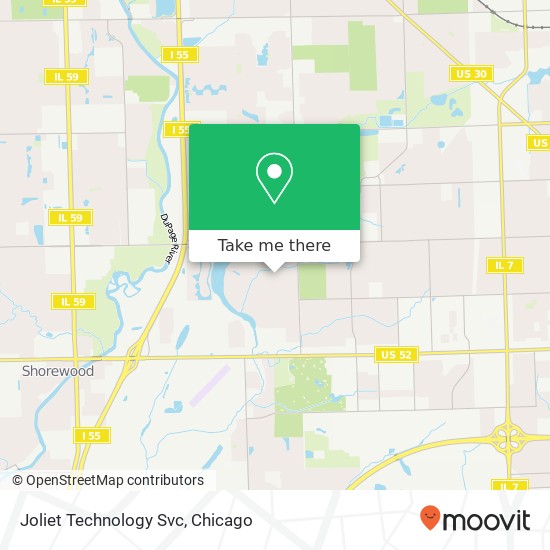 Mapa de Joliet Technology Svc