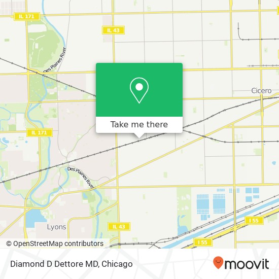 Diamond D Dettore MD map