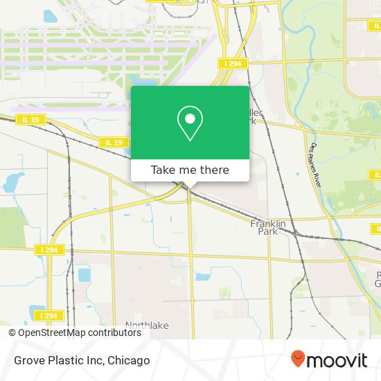 Grove Plastic Inc map