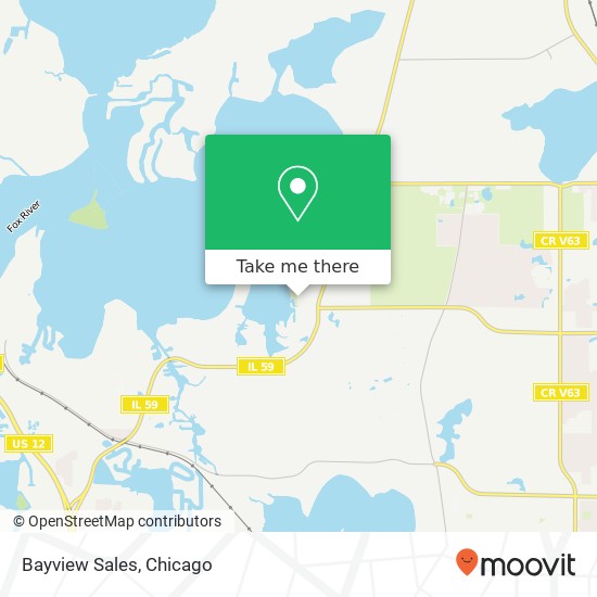Mapa de Bayview Sales