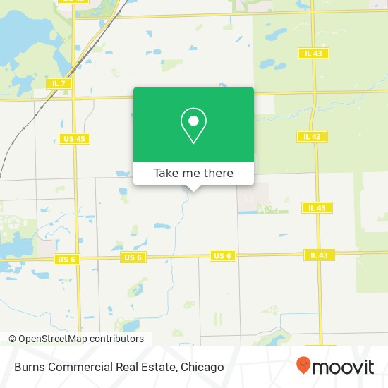 Burns Commercial Real Estate map