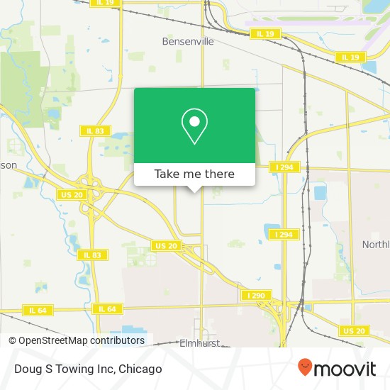 Mapa de Doug S Towing Inc