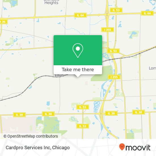 Cardpro Services Inc map