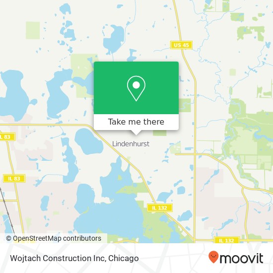 Mapa de Wojtach Construction Inc